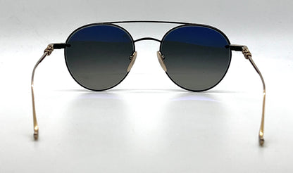 Chrome Hearts Bubba-A Black Gold Titanium ZEISS Aviator Sunglasses Case Cloth Japan
