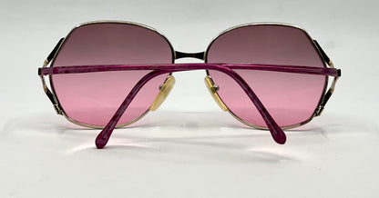 Euroline Exclusive OV55 Vintage Italian Sunglasses-New Pink Gradient Custom Lenses