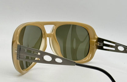 Sting 6067 U12 80s Vintage Sunglasses-Unworn/NOS-Original Green Lenses-Italy