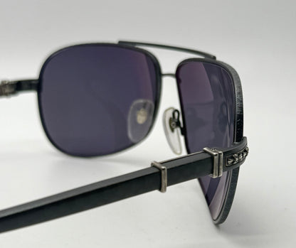 Chrome Hearts Grand Beast II Sunglasses – Frost Mirror Lenses – Full Kit – Rare