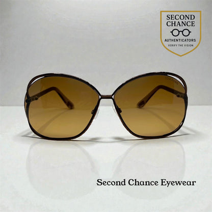 Tom Ford TF686 58 Brown Gradient Sunglasses-Unworn-Full Kit-Made in Italy