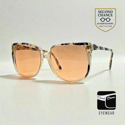 Valottica Italia 3560 VINTAGE Sunglasses-New Solid Peach Custom Lenses-Italy