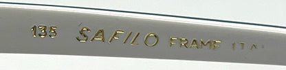 Safilo HIT 26 VINTAGE White Sunglasses-New Red/Green CUSTOM Gradient Lenses