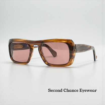 Rodenstock Exclusiv 317 Havana Vintage Sunglasses-New Rose/Brown Tinted Custom Lenses
