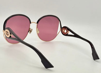 Christian Dior New Volute 58EVC Vintage Sunglasses-Rose Lenses-Full Kit-NOS/Unworn-57mm