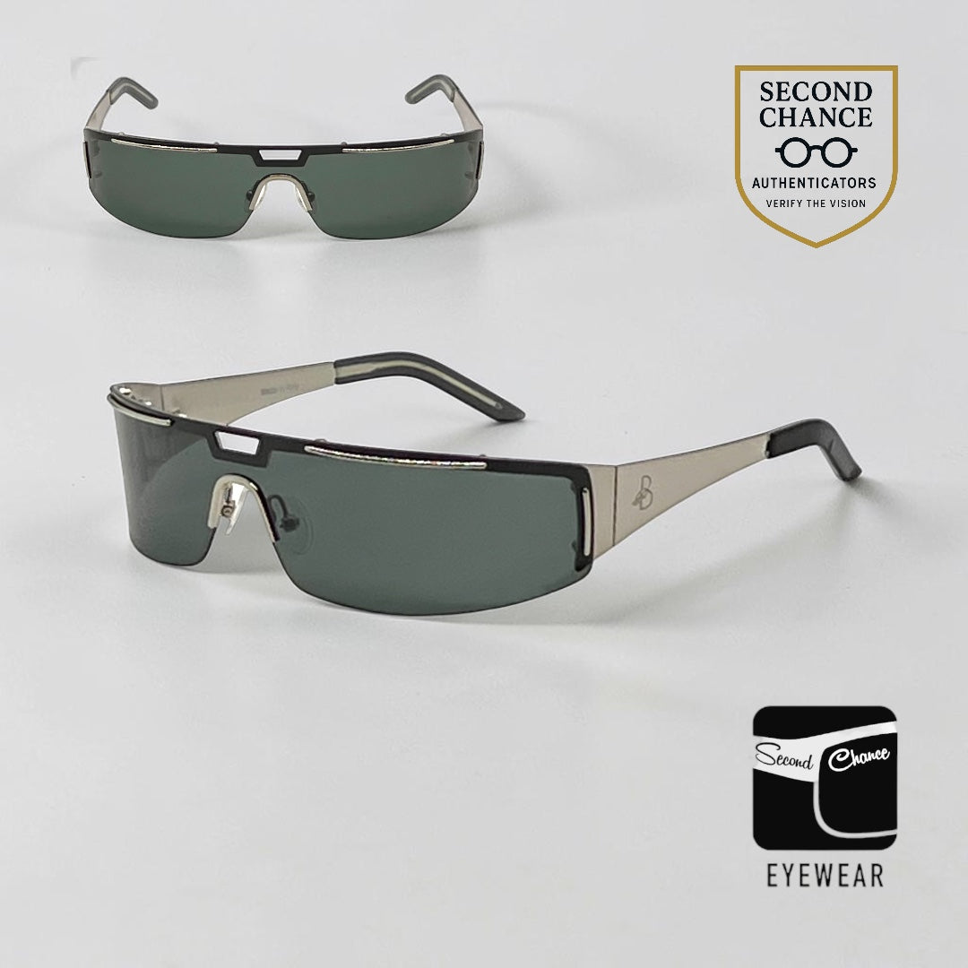 Basile BA4303 Col. 60 - Vintage Shield Sunglasses Unworn/NOS-Italy