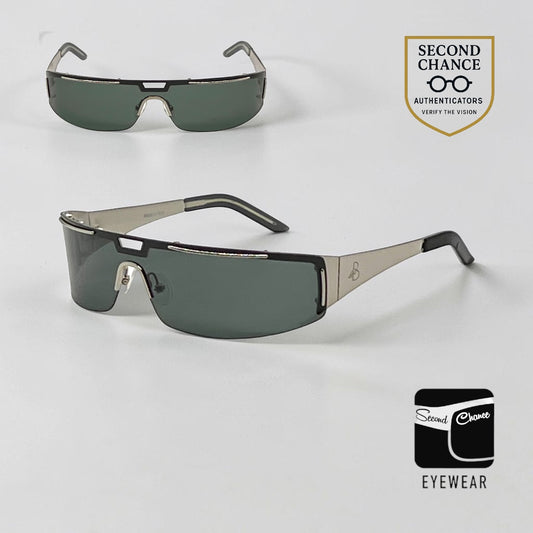 Basile BA4303 Col. 60 - Vintage Shield Sunglasses Unworn/NOS-Italy