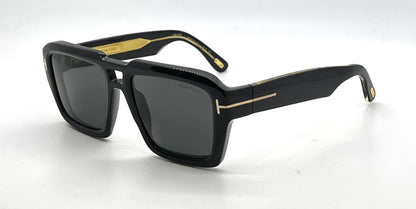 Tom Ford TF1202 01A ICON Sunglasses-Zeiss Lenses – Full Kit-56mm-New/Unworn