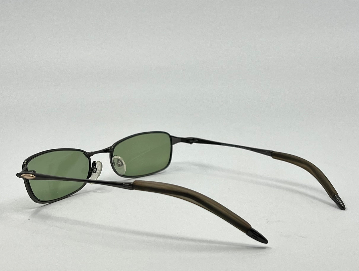 Oakley Straightline 2.0 Vintage Sunglasses-Model 11-729-New Solid Green Tinted Custom Sunglasses-UNWORN