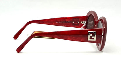 Fendi SL 7555 Z02-Red Logo-VINTAGE Sunglasses Made in Italy-Unworn