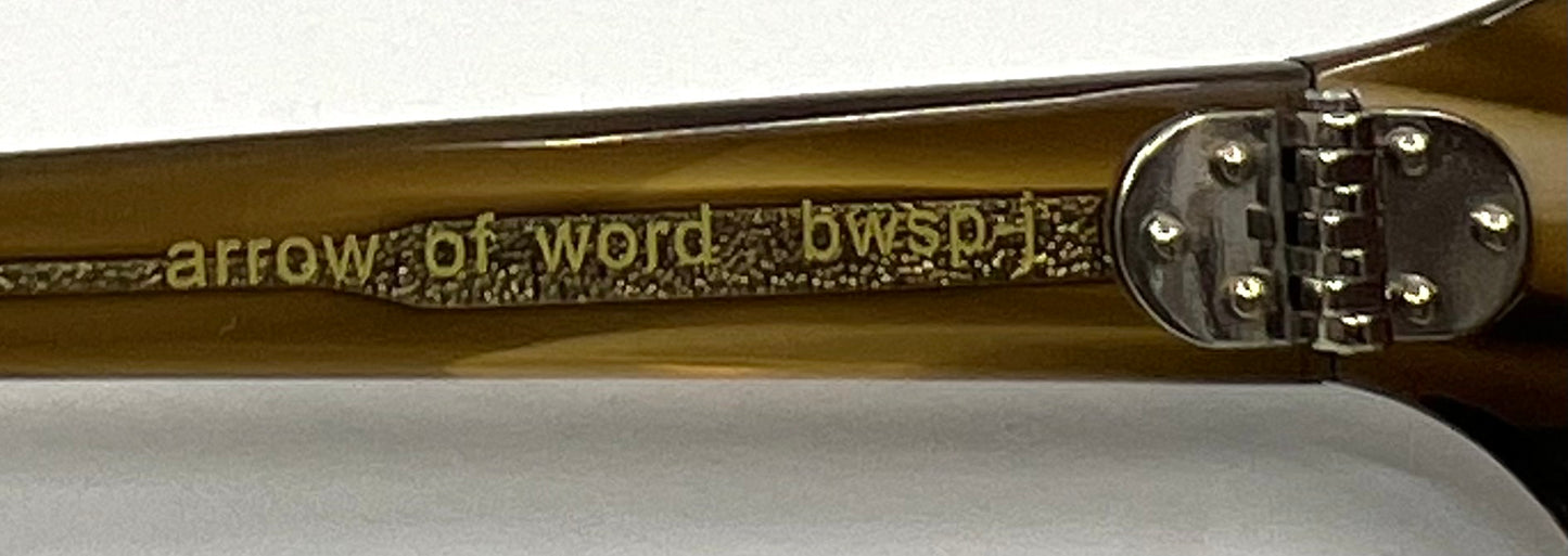 BLINDE by Richard Wilson Arrow of Word BWSP Japan Oversized Aviator Sunglasses