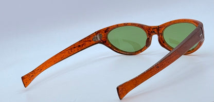 COOL-RAY Polaroid 125 Vintage Sunglasses w/New, Custom Bottle Green Lenses
