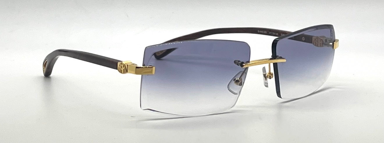 MAYBACH The Artist IX Wood Temples-New Custom Gradient Lenses-Unworn Sunglasses 57mm