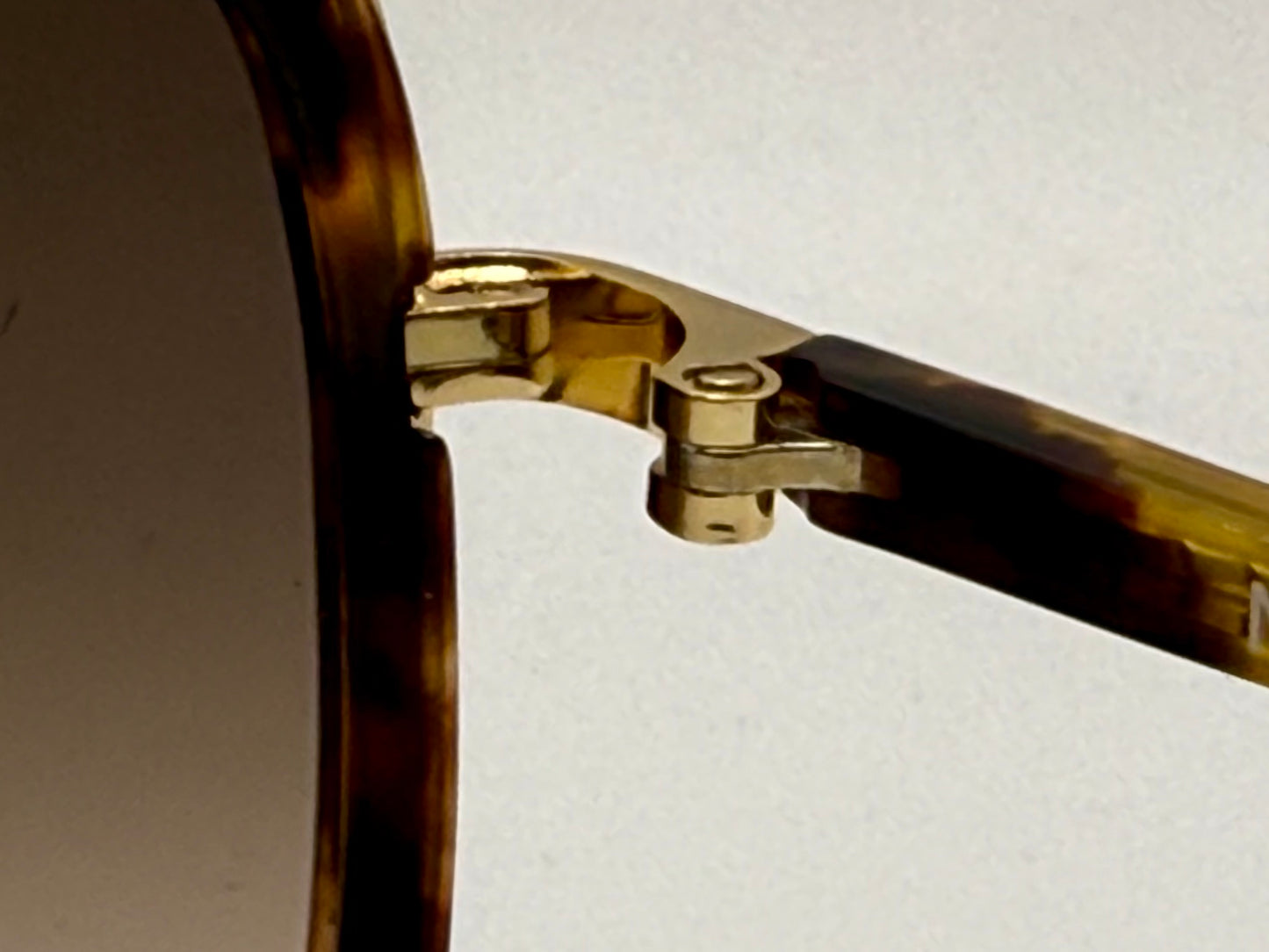 Brand New Philippe V No. 9 Sunglasses-Tortoise & Gold 63mm Frame-Handmade in Japan