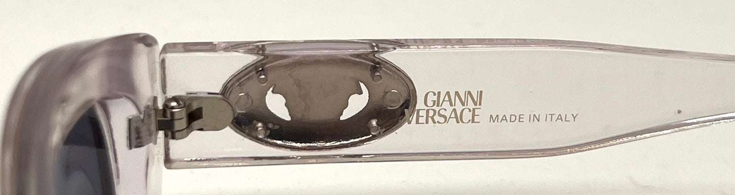 Gianni Versace 481/A 924 Vintage Crystal Sunglasses NOS/Original Lenses-Italy-54mm
