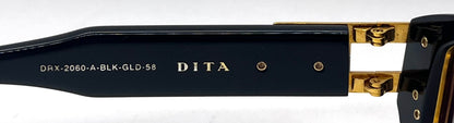 DITA Grandmaster Four DRX-2060 Black Gold Sunglasses Full Kit