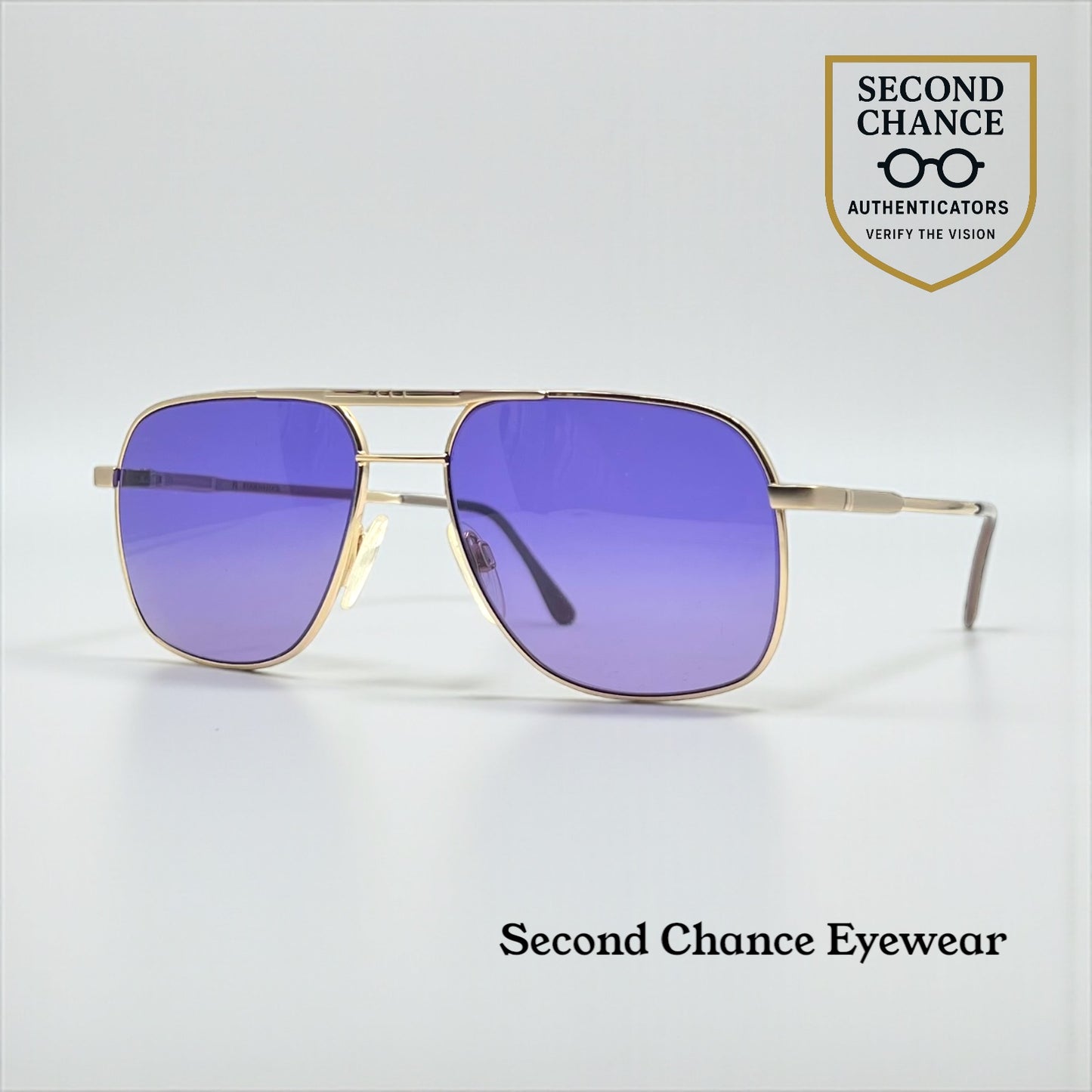 Rodenstock R 2728 D Aviator Sunglasses-New Solid Purple Custom Lenses-Unworn