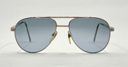 Wilshire Designs MOD-1202G Vintage Aviators w/New Steel Blue Custom Lenses