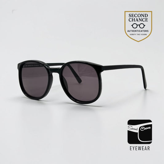 Anglo American Sir Winston MOD 150 BLK Sunglasses-New Solid Tinted Custom Lenses