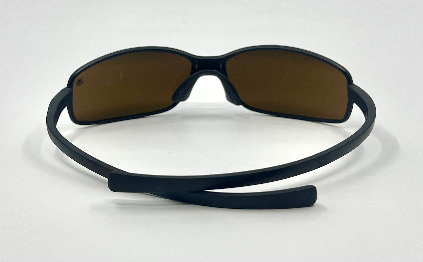 TAG Heuer Curve 5001 France Sport Wrap-Vintage Sunglasses-Matte Black Brown
