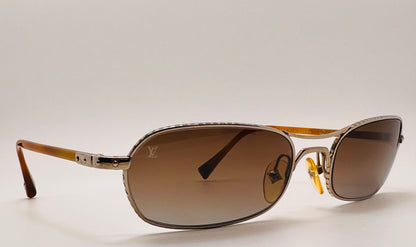 Louis Vuitton Attitude Pilote Sunglasses Z0039U - Silver Frame with Gradient Lenses