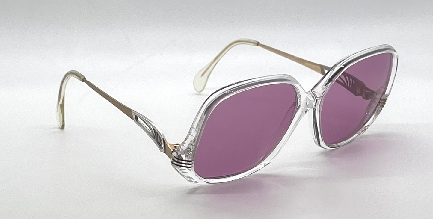 Neostyle Plaza 22A-Vintage Sunglasses-New Solid Rose  Custom Lenses-Unworn