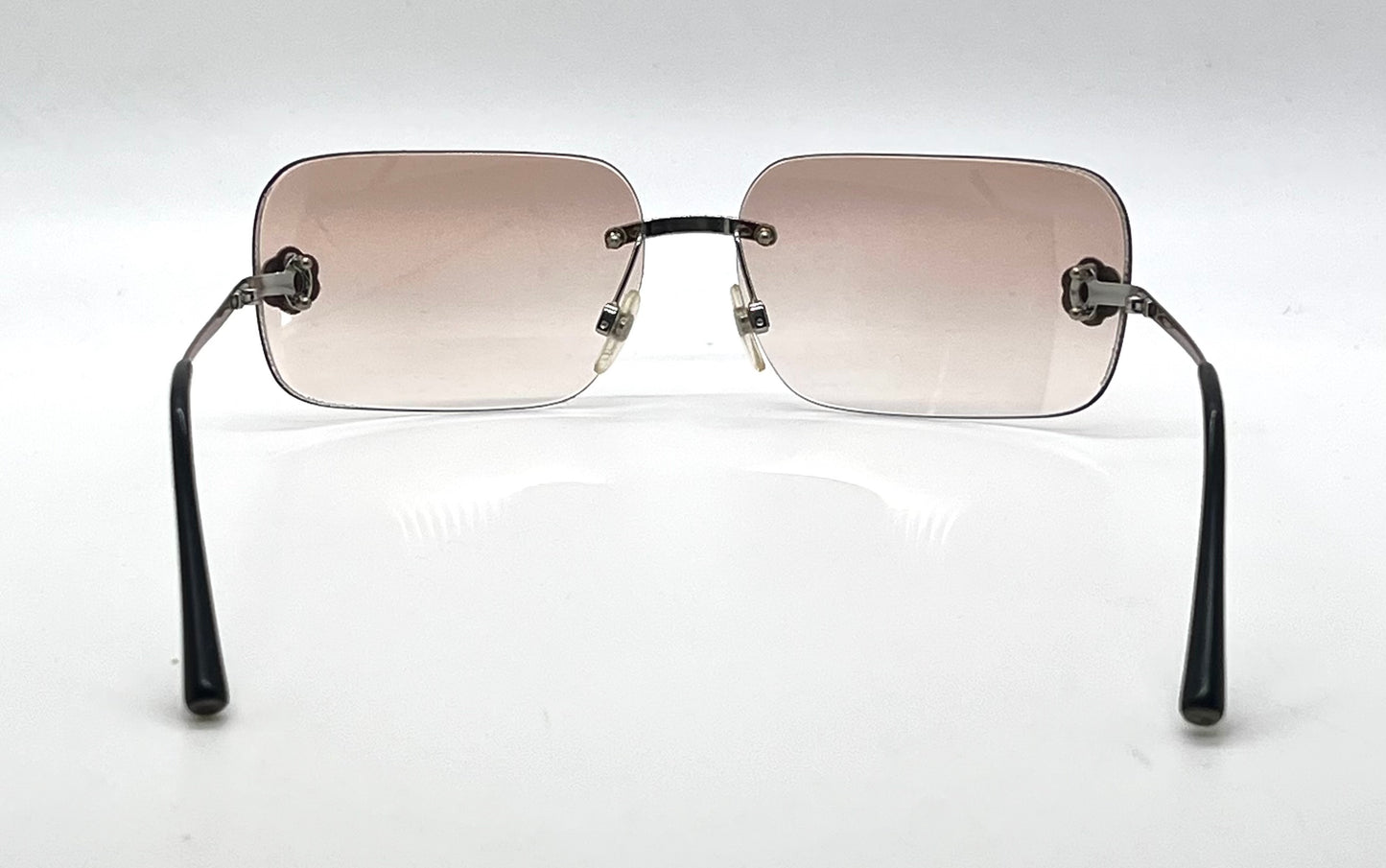 Chanel 4085 Y2K Rimless Camellia-Unworn Reconstructed Custom Sunglasses