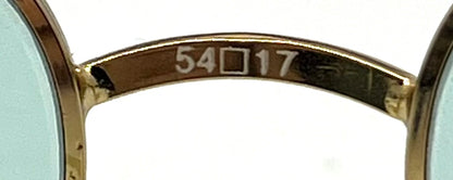 Maurice St Michel Vintage Italian Sunglasses-New Solid  Aqua Custom Tinted Lenses