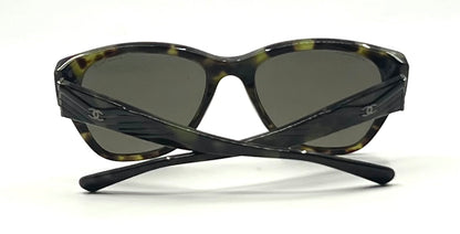 Chanel 5412 CC Logo Tortoise Sunglasses 54-19 Italy Gradient Lens Unworn