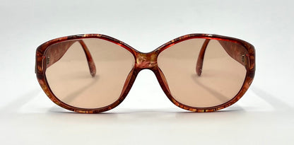 Christian Dior 2497 Optyl Red/Gold Marble- 80s VINTAGE Sunglasses-Germany-62mm