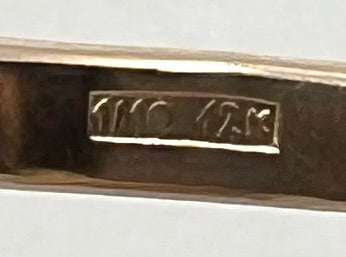 Vintage 1/5 12K Gold-Filled Half-Rim Sunglasses-New Grey Tinted Custom Lenses