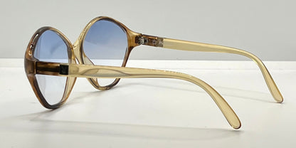 Playboy 4548 80 Vintage Sunglasses w/New Sky Blue Gradient Custom Day/Night Tinted Lenses-56mm