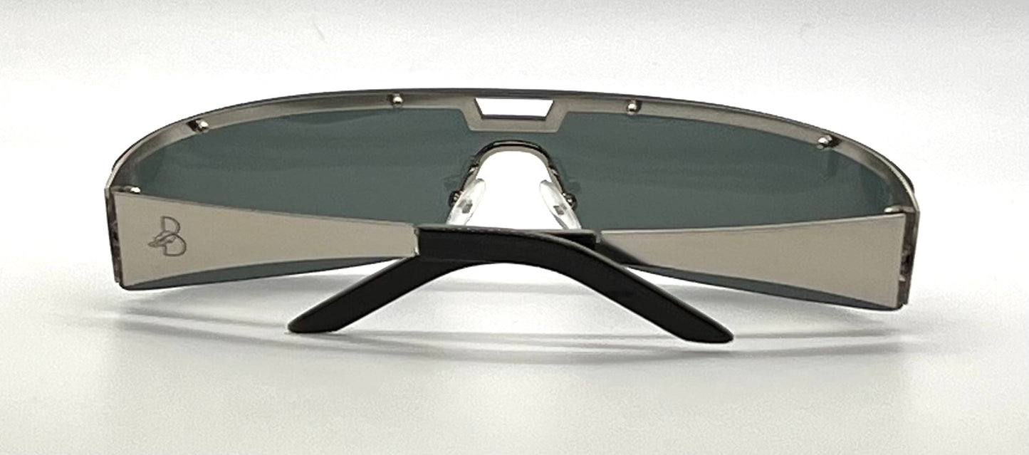 Basile BA4303 Col. 60 - Vintage Shield Sunglasses Unworn/NOS-Italy