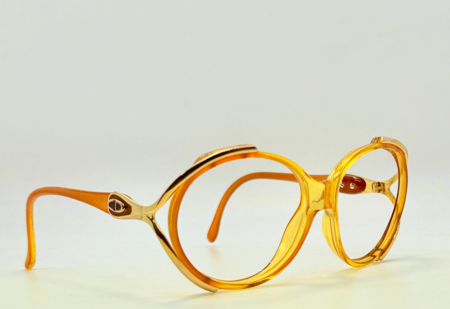 Christian Dior 2189 10 Amber Gold Vintage Deadstock Frame – Customizable or RX