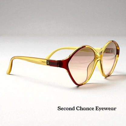 Playboy 4548 30 Vintage Sunglasses w/New Gradient Brown Custom Lenses-Unworn-56mm