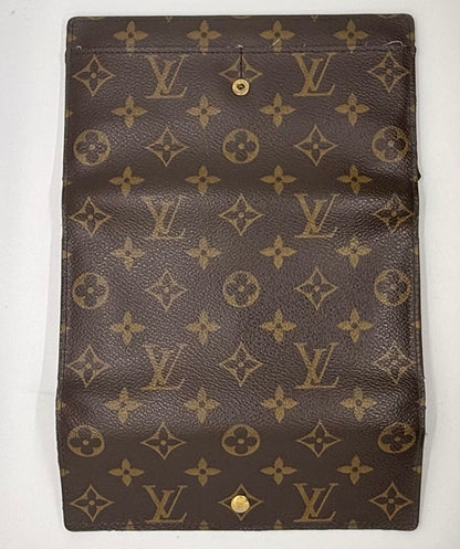 Louis Vuitton Vintage Monogram Long Wallet Clutch Brown-Authentic-France