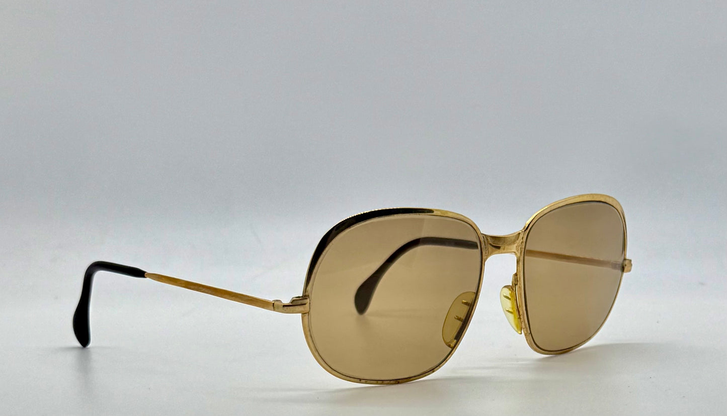 Marwitz-Vintage Deadstock Gold Metal 1960’s Sunglasses-130