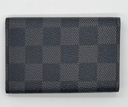 Louis Vuitton Damier Graphite 6 Ring Key Holder Wallet Made in France