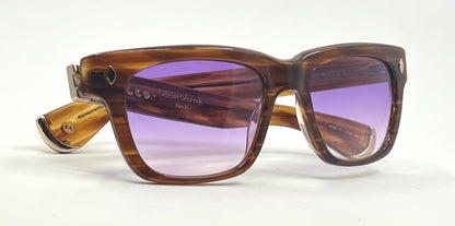 Garrett Leight x Officine Générale DB Sunglasses w/New, Custom Gradient Lenses-Full Kit/Unworn