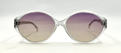 Lanvin France OLB 40 Vintage Sunglasses-New Gradient Tinted Custom Lenses-55mm