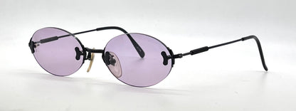 Jean Paul Gaultier 55-0174 Unworn Vintage Rimless Sunglasses-New Custom Lenses-Japan