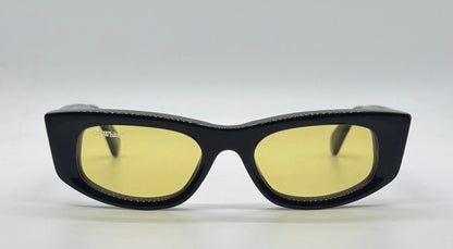 Off-White™ OERI090 1018 Sunglasses Black/Yellow Rare-New/Unworn-Full Kit Italy-51mm