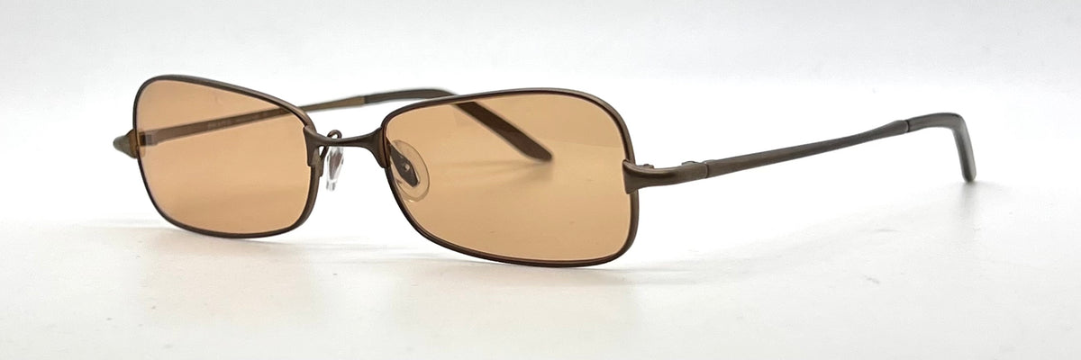 Prada VPR 72C-Y2K Bronze Sunglasses-New Solid Amber Custom Lenses-Italy