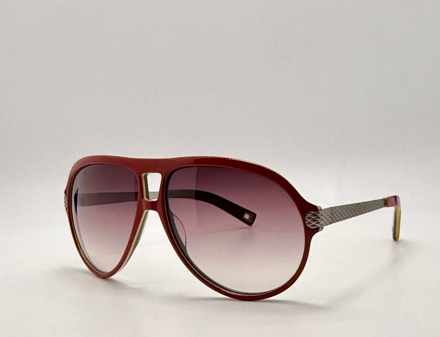 Mosley Tribes “HAYES”-MT6024-S 1144/13 Red Aviator Sunglasses– Full Kit-Discontinued