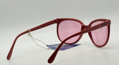 Ray-Ban CATS 1000 Red 1980s-B&L Changeable Rose Lenses-Vintage-France-UNWORN