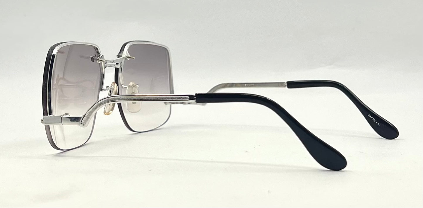 Shana 957 Caprice-Rimless Square Gradient Vintage Sunglasses-130mm