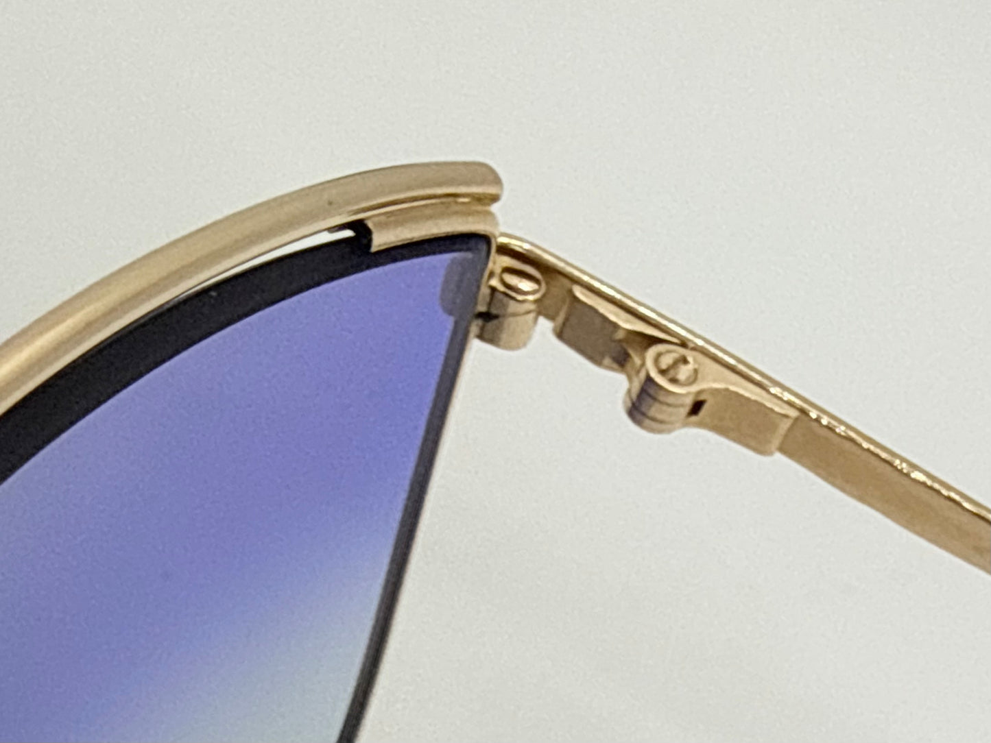 Silhouette V6050 M6078 Vintage Sunglasses w/New Blue Gradient Custom Lenses–59mm-Austria