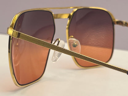 Vintage 80s DUNHILL 6011 41 Frame RENEWED with Brand New- Custom Berko’s Designs Lenses