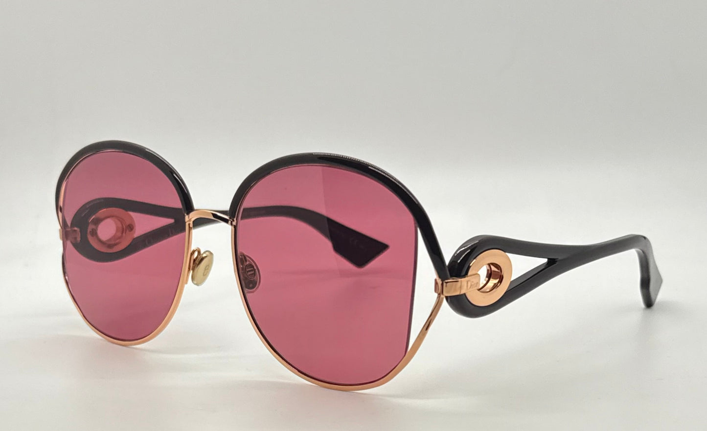Christian Dior New Volute 58EVC Vintage Sunglasses-Rose Lenses-Full Kit-NOS/Unworn-57mm