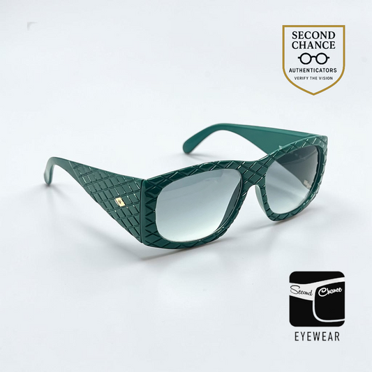 Helena Rubinstein HR 22 07 Quilted VINTAGE Sunglasses France-Deadstock/Unworn
